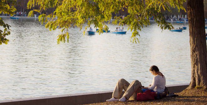 Parque de El Retiro, en Madrid.