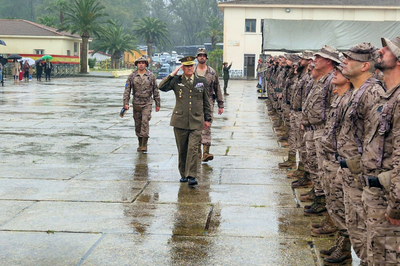 El contingente A/I XXII del Ejército de Tierra, durante un acto oficial. / Ejército de Tierra