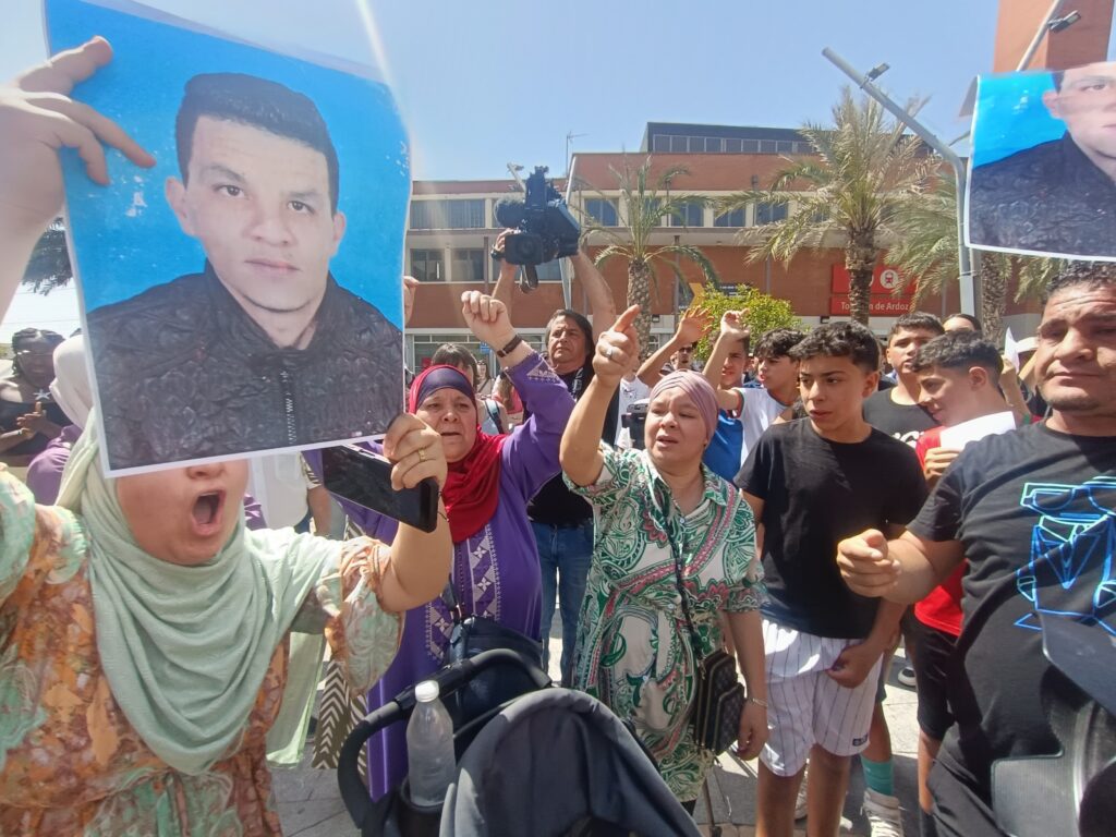 Protesta por la muerte de Abderrahim.- Guillermo Martínez