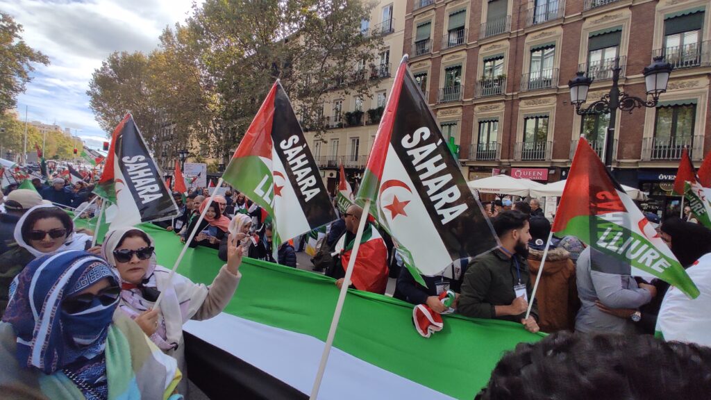 Manifestación en solidaridad con el Sáhara en Madrid, en 2023.- Guillermo Martínez