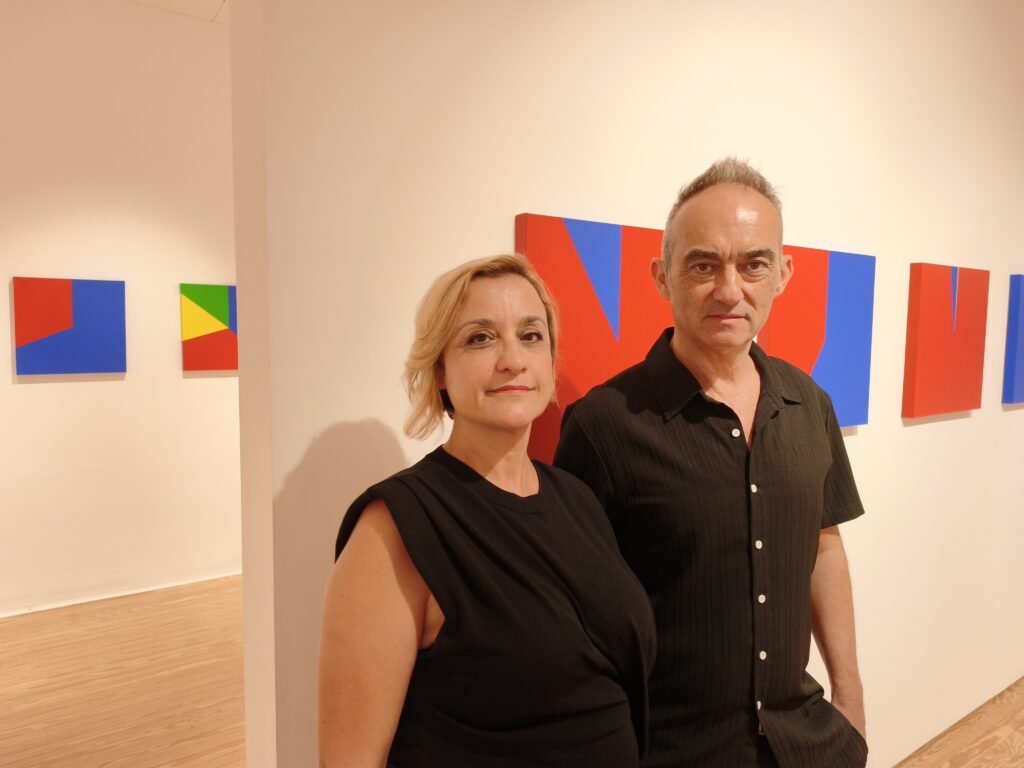Los artistas Cynthia Viera y Pablo San José.- Guillermo Martínez