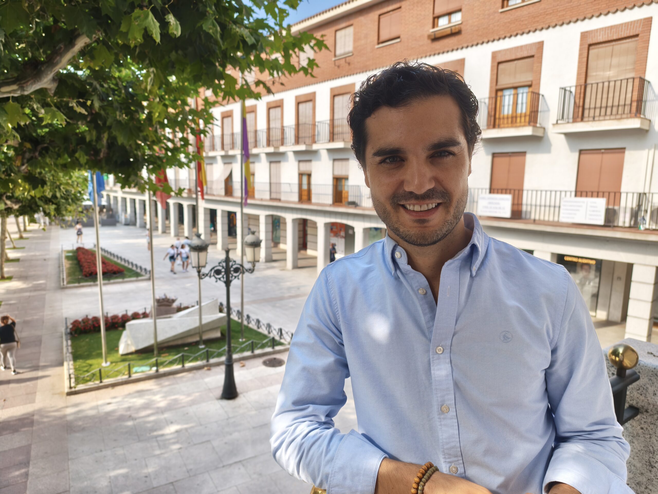 Alejandro Navarrio, alcalde de Torrej&oacute;n.- Guillermo Mart&iacute;nez