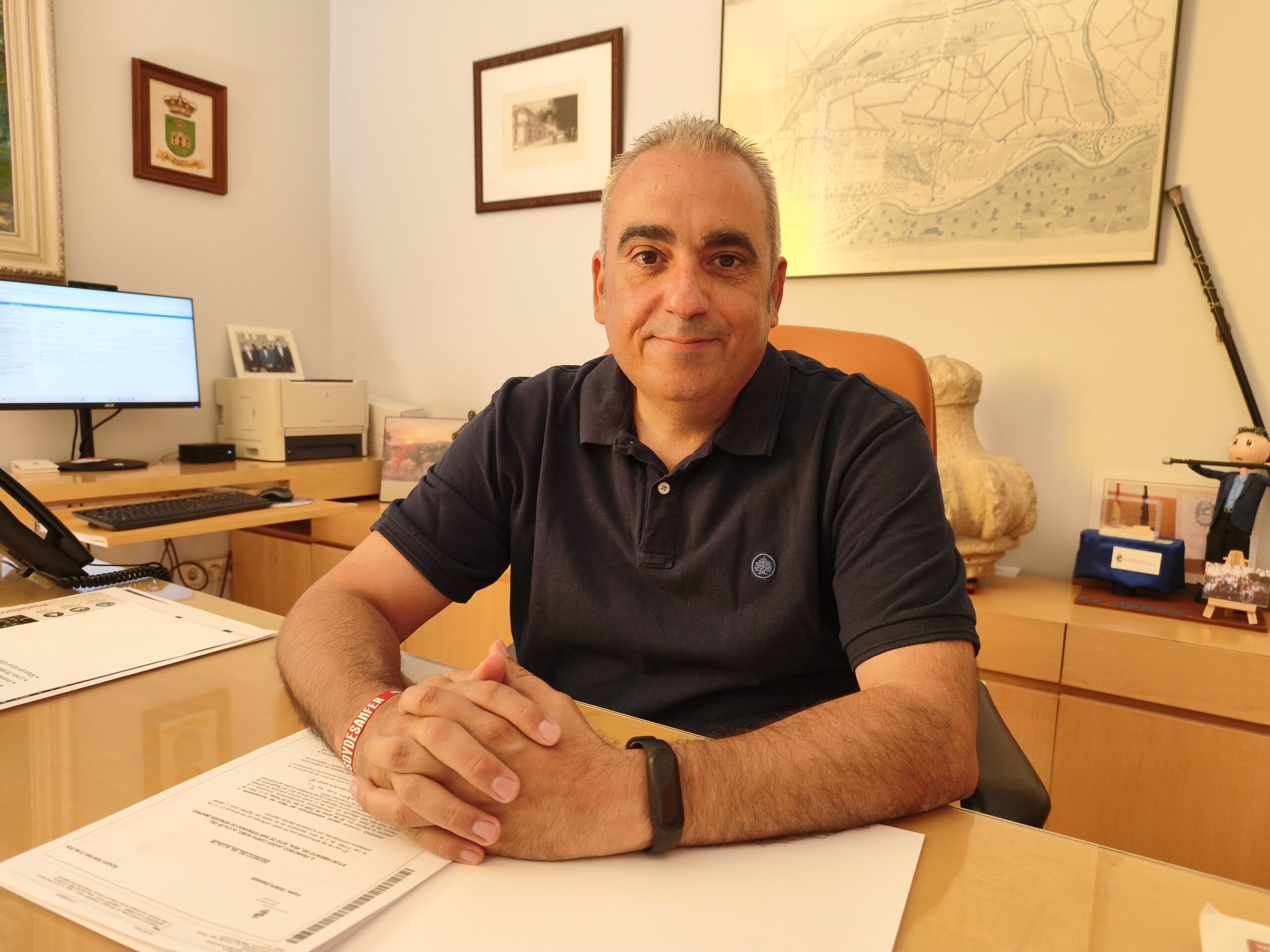 Javier Corpa, alcalde de San Fernando de Henares.- Guillermo Mart&iacute;nez