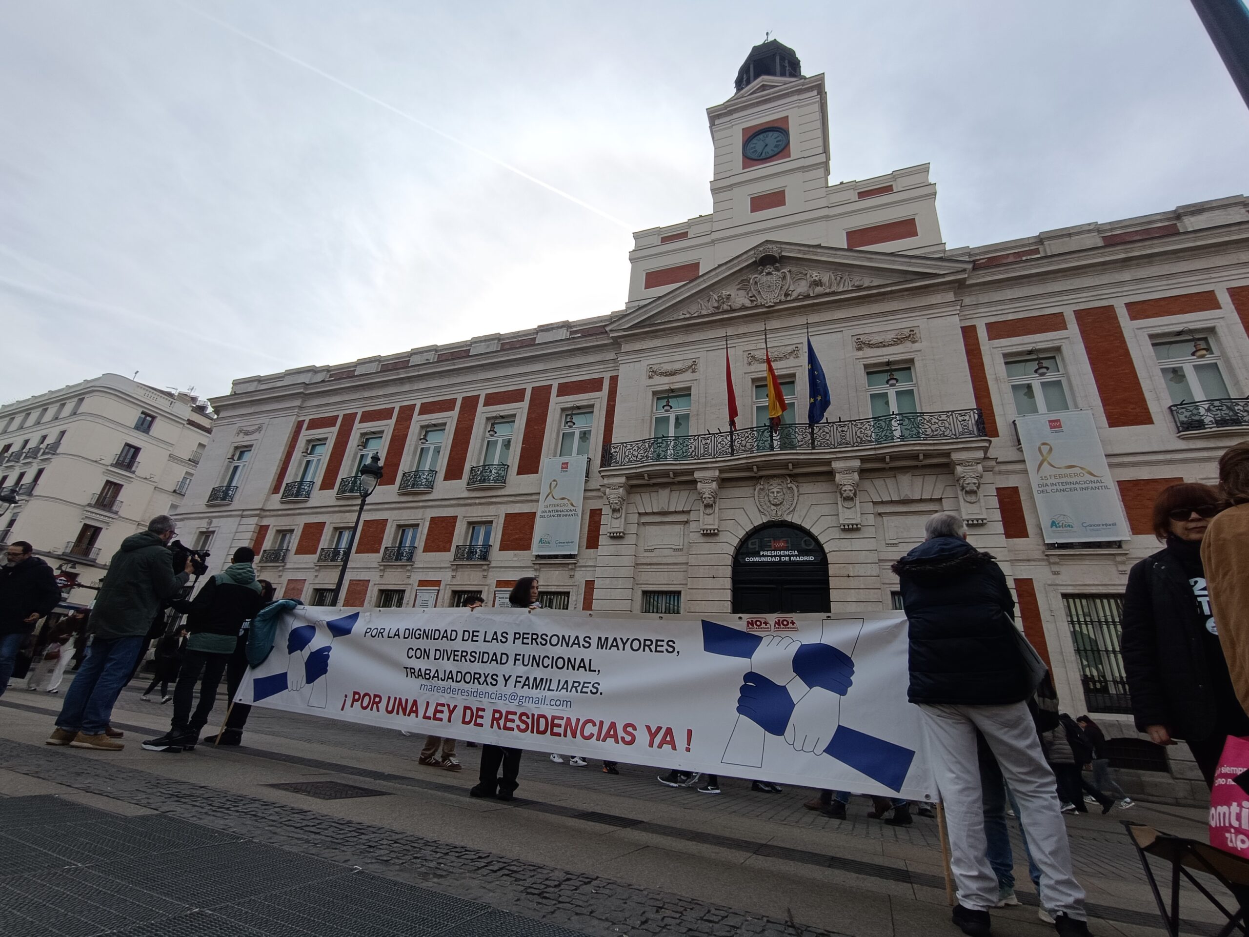 Manifestaci&oacute;n por una ley de residencias en Madrid.-&nbsp;Guillermo Mart&iacute;nez