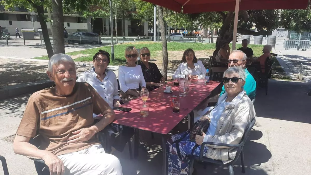 Grupo de apoyo mutuo de Poble Nou, en Barcelona.- Cedida
