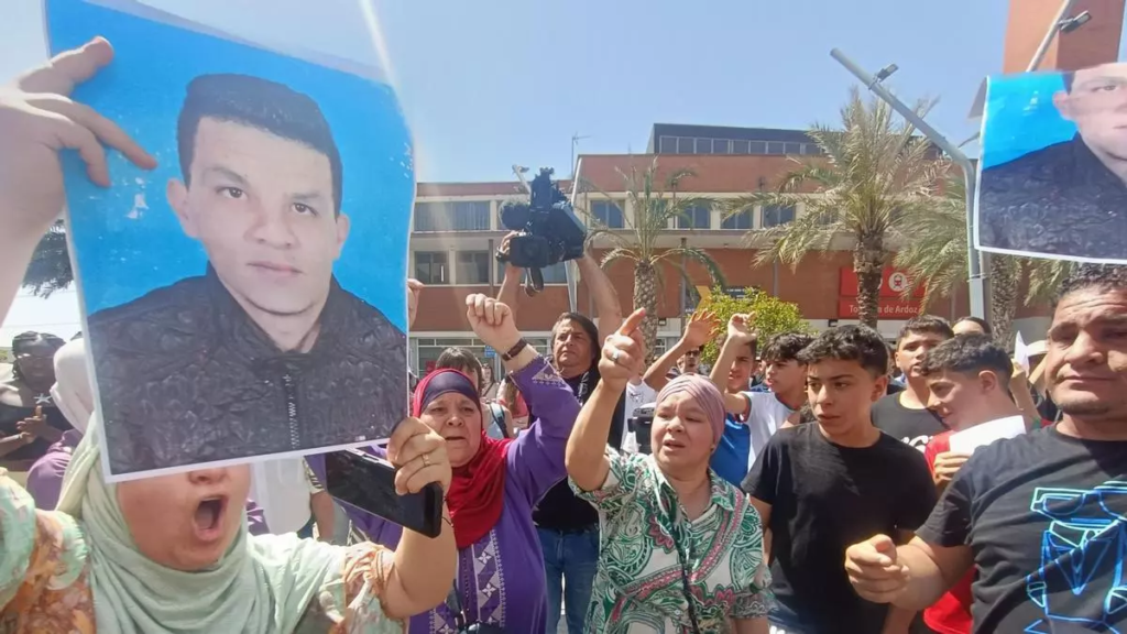 Protesta por la muerte de Abderrahim.- Guillermo Martínez
