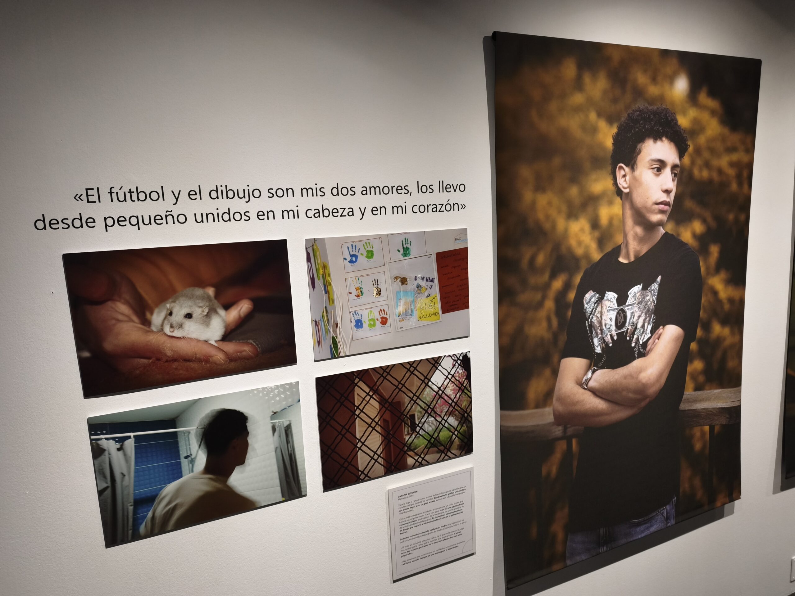 Varias de las fotograf&iacute;as expuestas en 'Goals for Hope'.- Guillermo Mart&iacute;nez