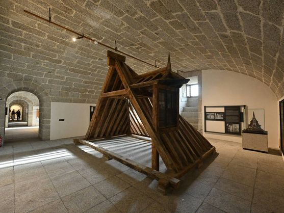 Parte del Museo de Arquitectura del Monasterio de El Escorial.- Patrimonio Nacional